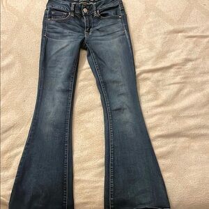 Women's Blue Flared Jeans
